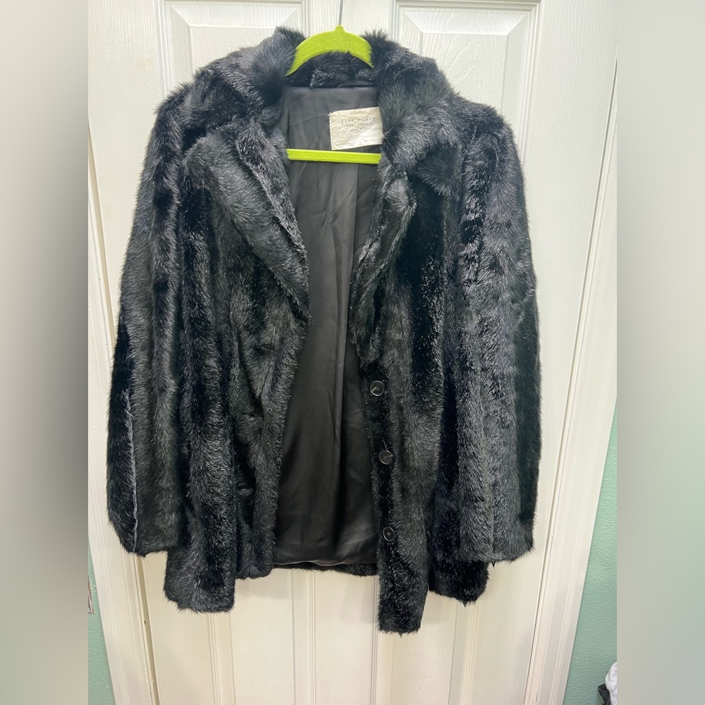 ZARA faux fur jacket